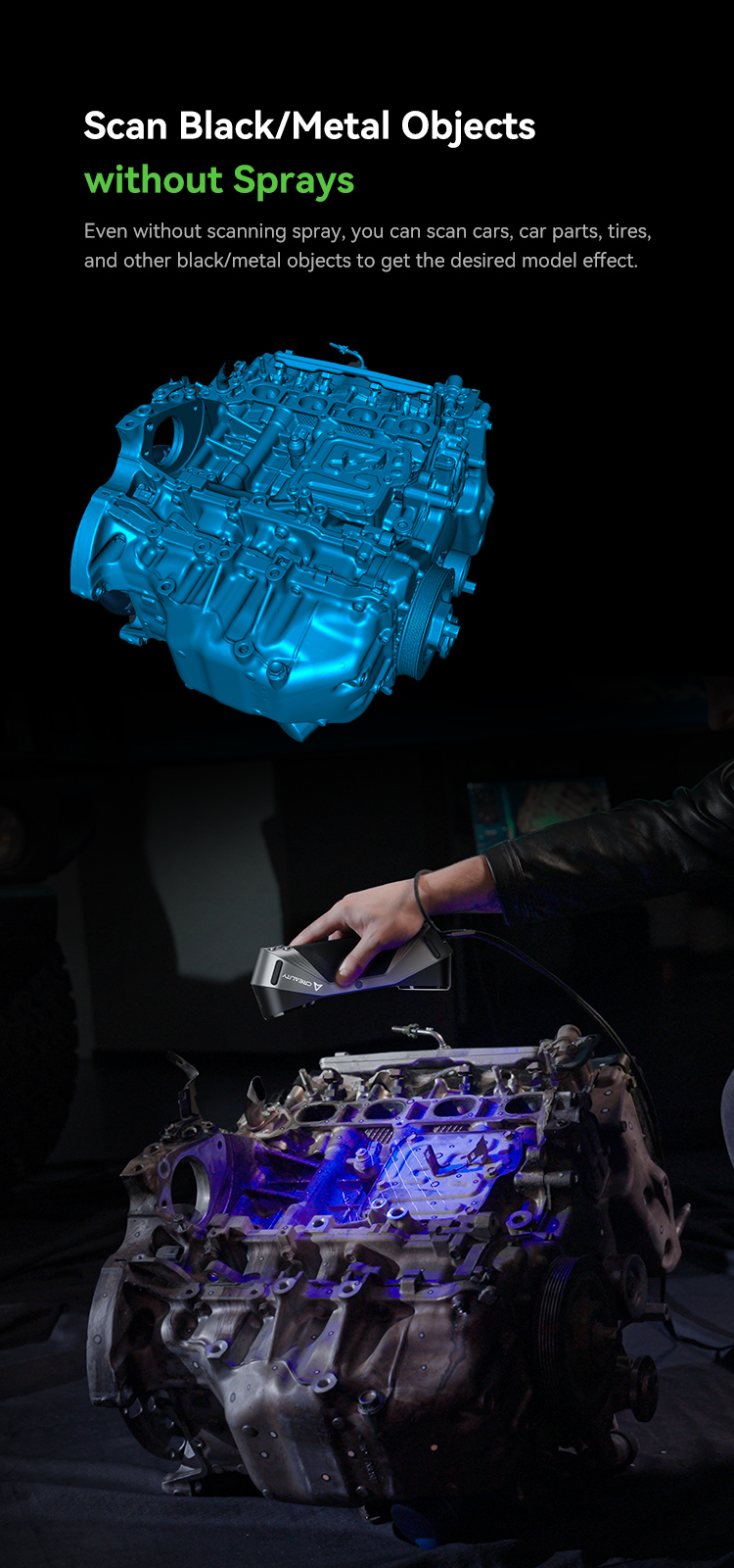 creality cr-scan without sprays